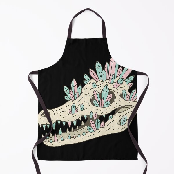 Item preview, Crocodile Skull Crystals Pastel Crystal Growth Illustration designed and sold by JuliaHarrion.