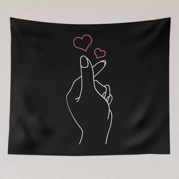 Item preview, K-Pop Hand Symbol Heart K-Drama Korean Pop Music Fan 	 		 designed and sold by clxckourged83.