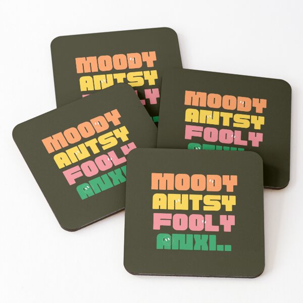 Item preview, Moody, Antsy, Fooly, Anxiety designed and sold by Diggoryds.