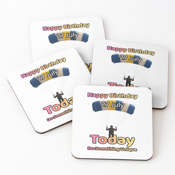 Item preview, Birthday Parachutist 27 July designed and sold by ariksworld.