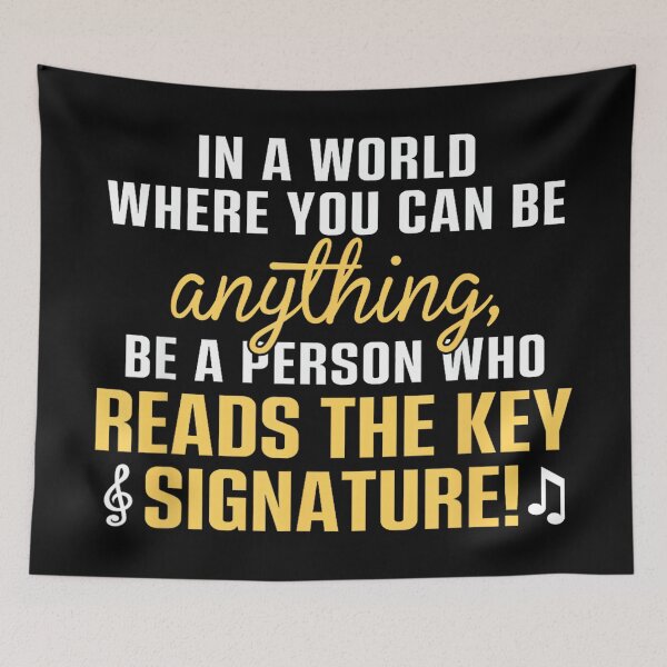 Item preview, Be A Person Who Reads The Key Signature Unisex Adult Music Theory designed and sold by wardpowerslamon.