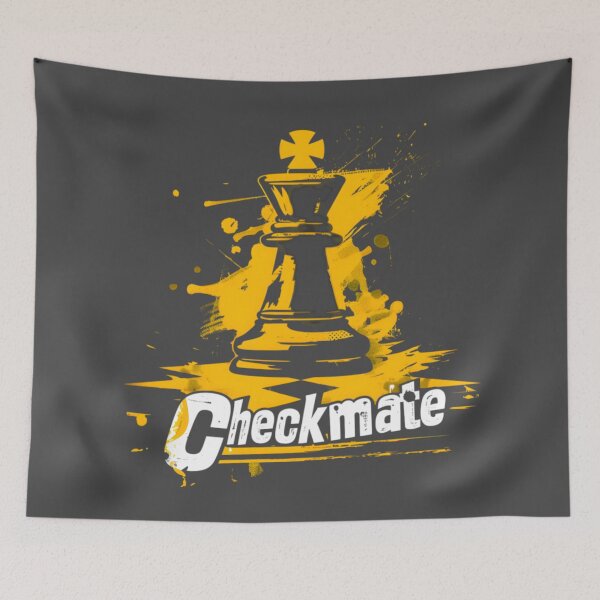Item preview, Bold Checkmate Chess King Graffiti Art designed and sold by Jackflash2023.