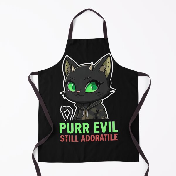 Item preview, Evil Cat – “Purr Evil, Still Adorable” designed and sold by La Velmoréa.