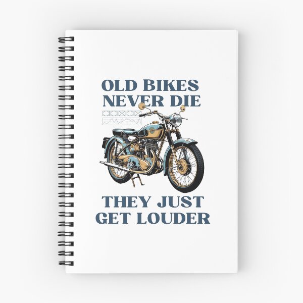 Item preview, Old Motorbike Lovers Gift with Funny Loud Bike Quote designed and sold by berwies.