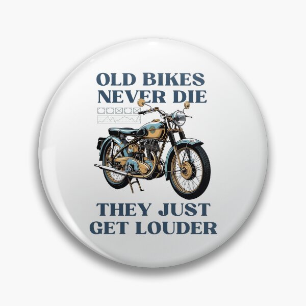 Item preview, Old Motorbike Lovers Gift with Funny Loud Bike Quote designed and sold by berwies.