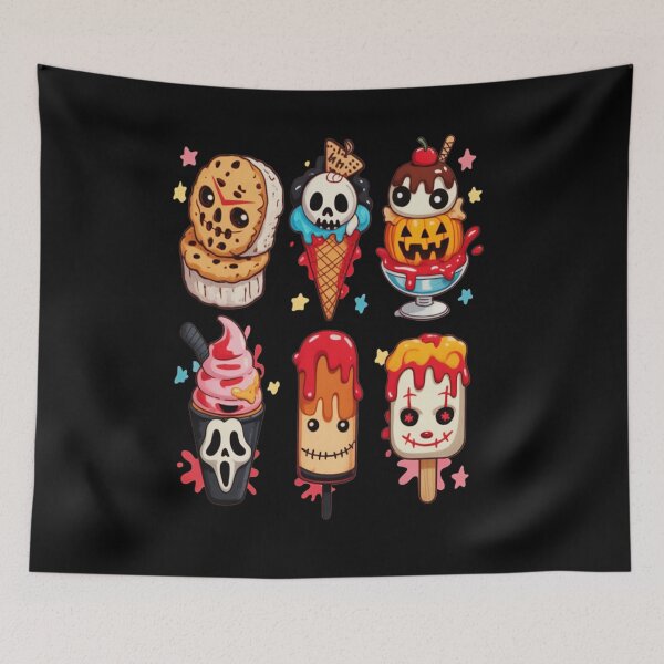 Item preview, ice cream halloween trick or treat spooky designed and sold by VladoZork.