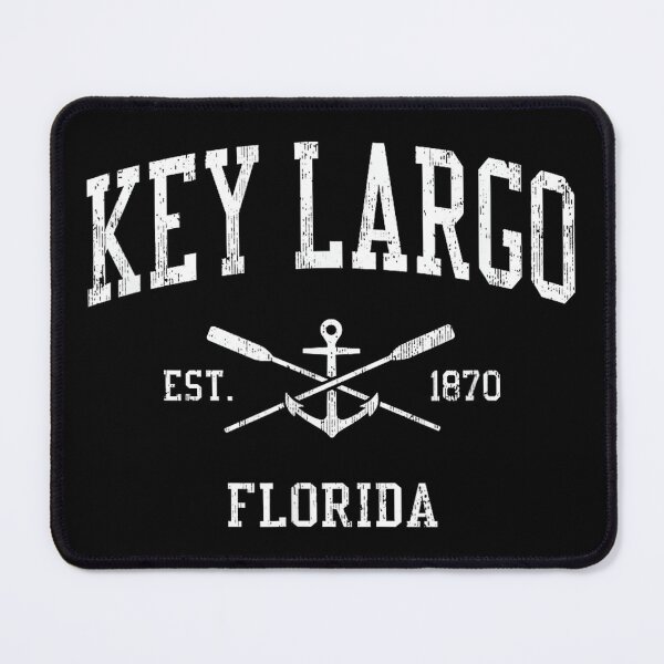 Item preview, Key Largo FL Vintage Crossed Oars & Boat Anchor Sports designed and sold by wardpowerslamon.