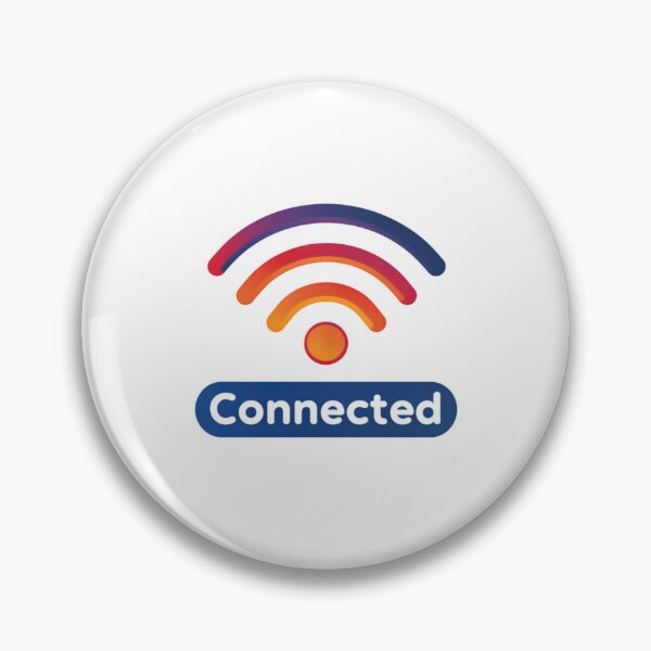 Item preview, Colorful WiFi Symbol with Connected Text designed and sold by Jackflash2023.