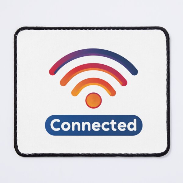 Item preview, Colorful WiFi Symbol with Connected Text designed and sold by Jackflash2023.