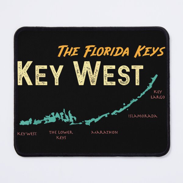 Item preview, Florida Keys Map Key West designed and sold by wardpowerslamon.