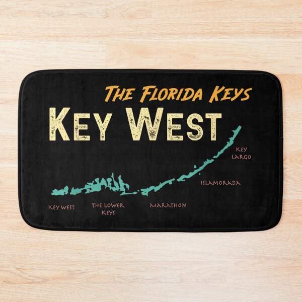 Item preview, Florida Keys Map Key West designed and sold by wardpowerslamon.