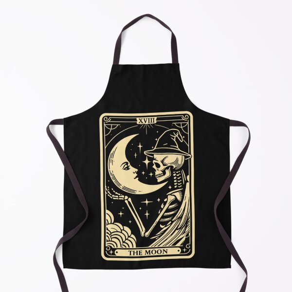 Item preview, The Moon Tarot Card Halloween Skeleton Witch Men Women designed and sold by MarkShank.