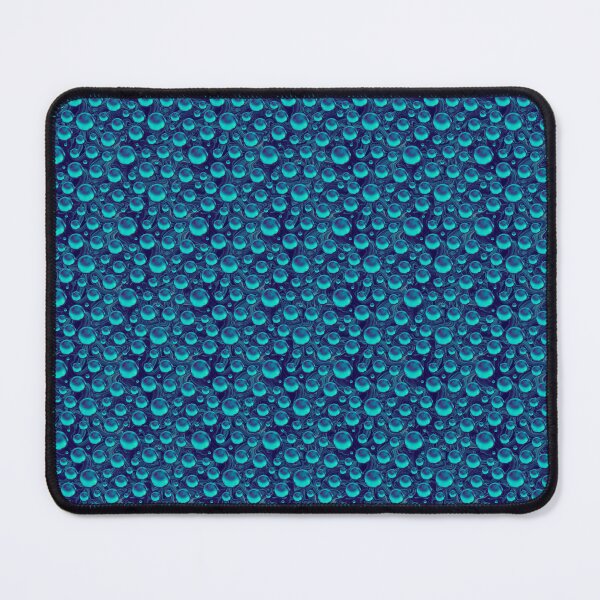 Item preview, Blue Bubbles on Dark Fluid Abstract Background designed and sold by JoelmaQ.
