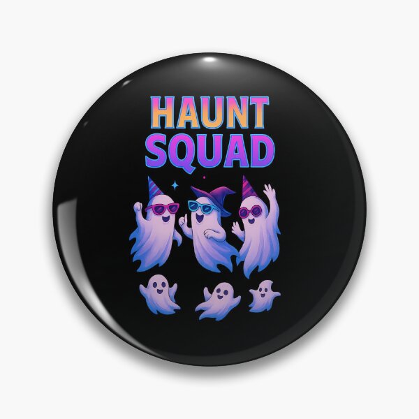 Item preview, Haunt Squad – Neon Party Ghosts Halloween Design designed and sold by ArcadiaSilence.