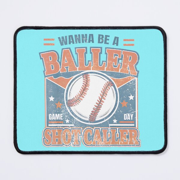 Item preview, Baller Shot Caller Retro Baseball Game Day By Merch, Limited Edition, Perfect Gift For You And Frie designed and sold by Wesley Brown.