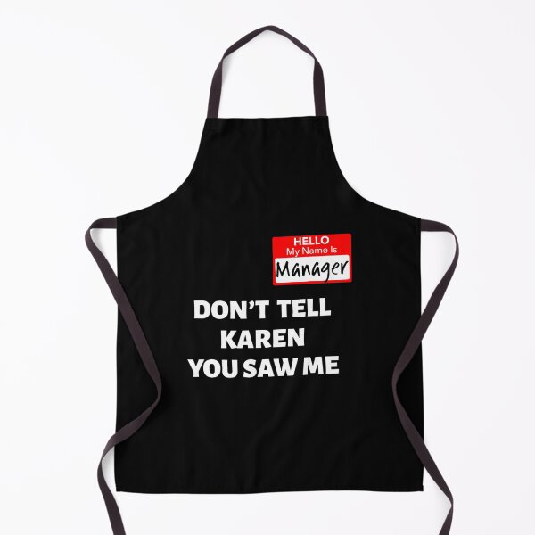 Artikelvorschau, Hallo, mein Name ist Manager. Sag es Karen nicht. Lustiges Halloween entworfen und verkauft von vcqhofwtyo49.
