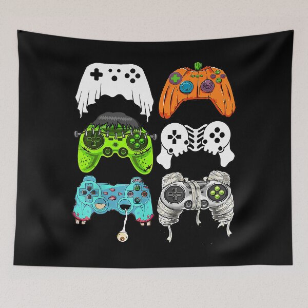 Item preview, Halloween Skeleton Zombie Gaming Controllers Mummy Game 	 		 designed and sold by yowsprguljb36.