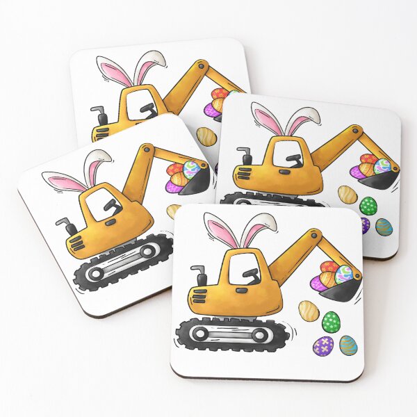 Item preview, Excavator Bunny Easter Egg Hunt: Construction Design designed and sold by AriaBreeze.