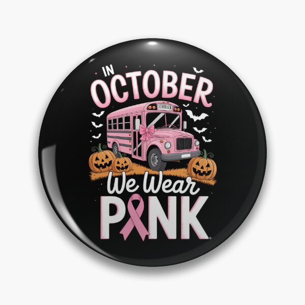 Item preview, Breast Cancer Awareness School Bus Driver Pink Ribbon designed and sold by VENOM0RIOT.