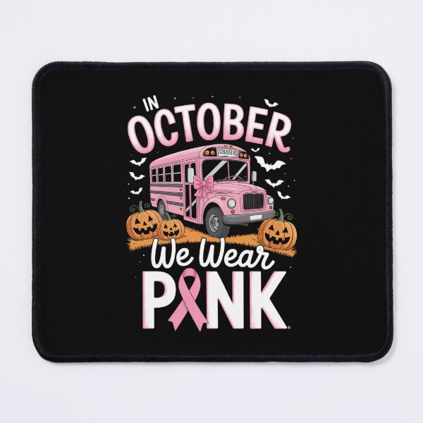 Item preview, Breast Cancer Awareness School Bus Driver Pink Ribbon designed and sold by VENOM0RIOT.