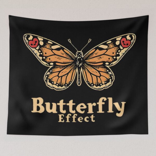 Item preview, Butterfly Effect Concept with Monarch Wings designed and sold by Jackflash2023.