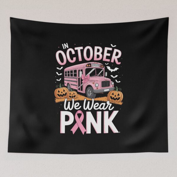 Item preview, Breast Cancer Awareness School Bus Driver Pink Ribbon designed and sold by VENOM0RIOT.