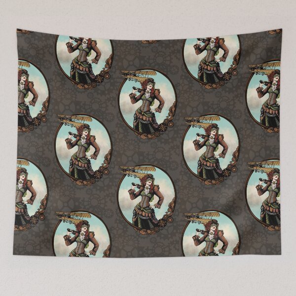 Item preview, Steampunk girl designed and sold by Holly Pierson.