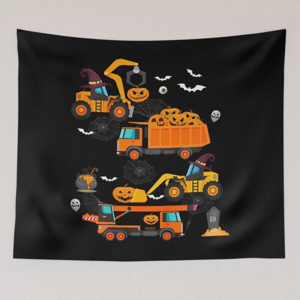 Item preview, Kids Construction Vehicle Halloween Crane Truck Pumpkin 	 Kids 		 designed and sold by dqcuxrfij42.