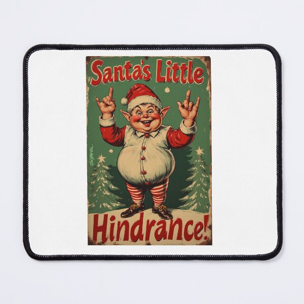 Item preview, Santa's Little Hindrance! Spoof designed and sold by IanBakerToons.