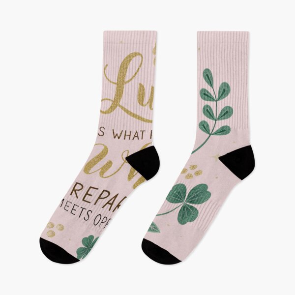 Item preview, Luck is what happens when preparation meets opportunity . designed and sold by Lucky 777.