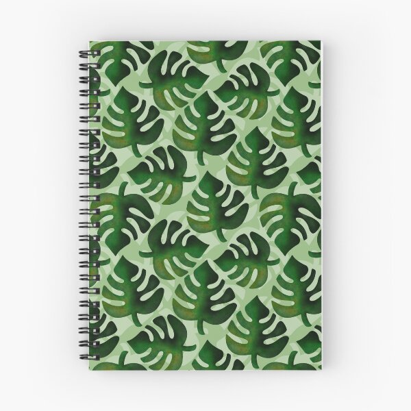 Item preview, Tropical Monstera Leaves Pattern on Light Green Background designed and sold by JoelmaQ.