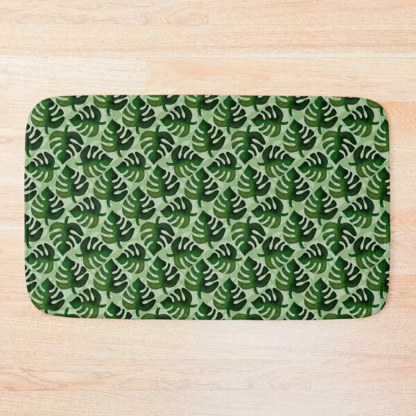 Item preview, Tropical Monstera Leaves Pattern on Light Green Background designed and sold by JoelmaQ.