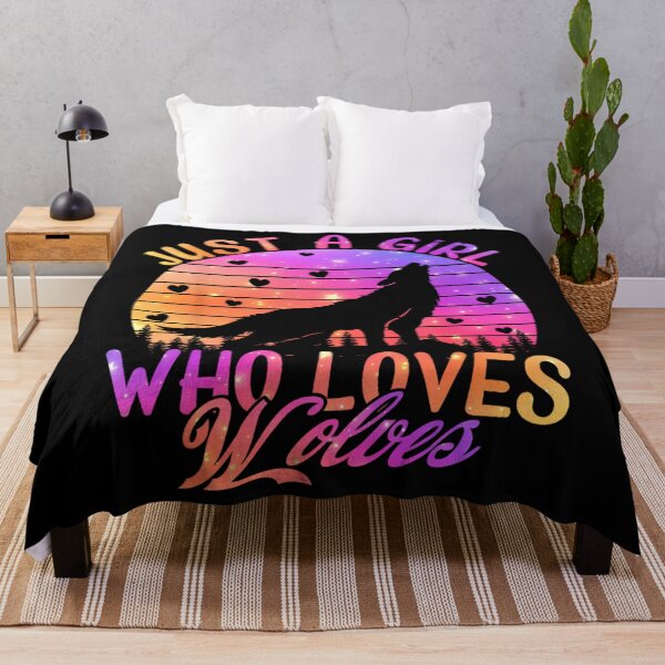 Item preview, Just a Who Loves wolves Watercolor Cute wolf lover designed and sold by nfyoxvneym38.