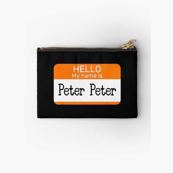 Item preview, Hello My Name is Peter 	 name tag on a 	 Pumpkin 		 designed and sold by vcqhofwtyo49.