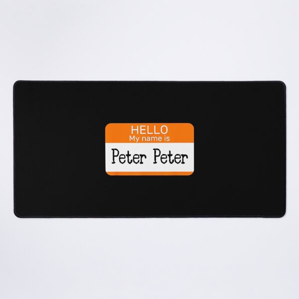 Item preview, Hello My Name is Peter 	 name tag on a 	 Pumpkin 		 designed and sold by vcqhofwtyo49.