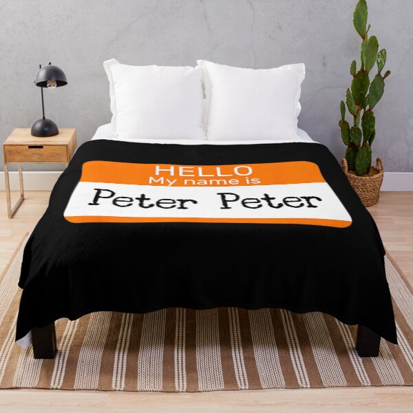Item preview, Hello My Name is Peter 	 name tag on a 	 Pumpkin 		 designed and sold by vcqhofwtyo49.
