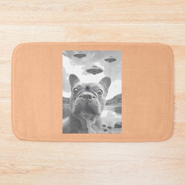 Item preview, French Bulldog Selfie With Aliens! By Merch, Limited Edition, Perfect Gift For You And Friends designed and sold by Timothy Long.