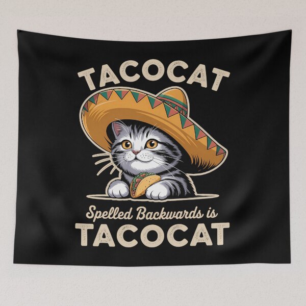 Item preview, Tacocat Spelled Backward Is Tacocat Mexican Food Cat Lover designed and sold by Bandikonsalez.