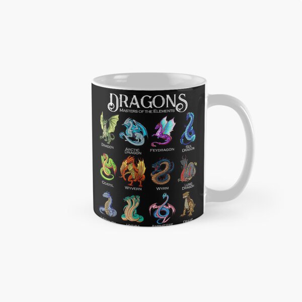Item preview, Legendary Dragon Types Fantasy Art designed and sold by AriePollich.