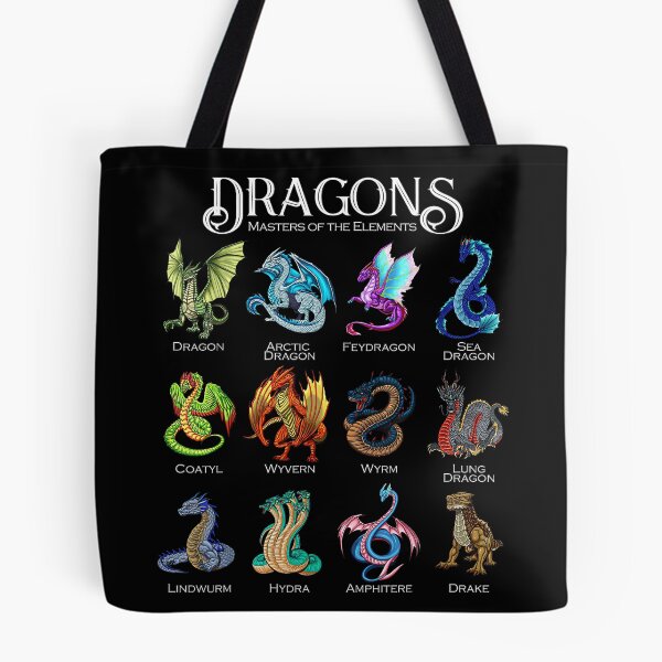Item preview, Legendary Dragon Types Fantasy Art designed and sold by AriePollich.