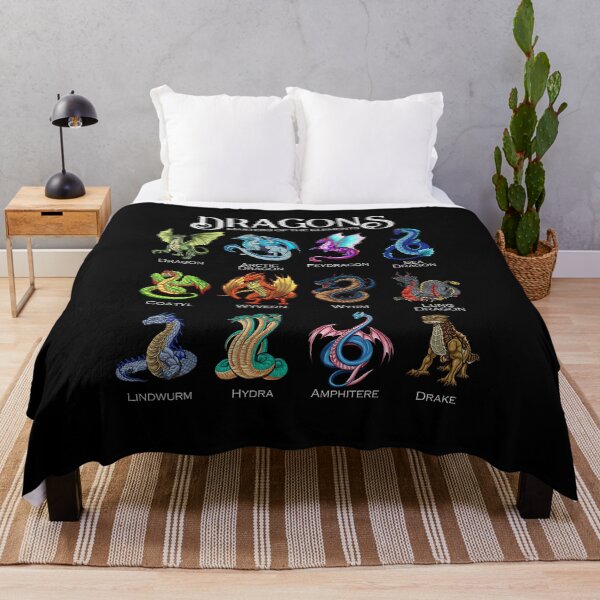 Item preview, Legendary Dragon Types Fantasy Art designed and sold by AriePollich.