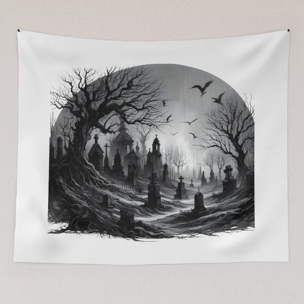 Item preview, Hollow Cemetery designed and sold by Saint Arts Studio.