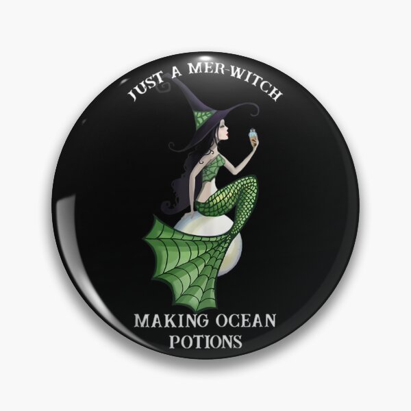 Item preview, Just A Mer-Witch Making Ocean Potions Mermaid Witch 		 designed and sold by nfyoxvneym38.