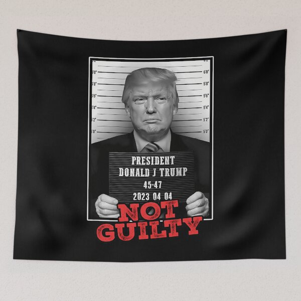 Item preview, Funny Donald Trump Not Guilty Mug Shot	 designed and sold by wwiyvsxcl92.