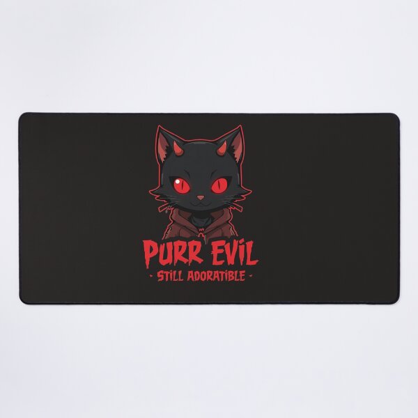 Item preview, Evil Cat – “Purr Evil, Still Adorable” designed and sold by La Velmoréa.