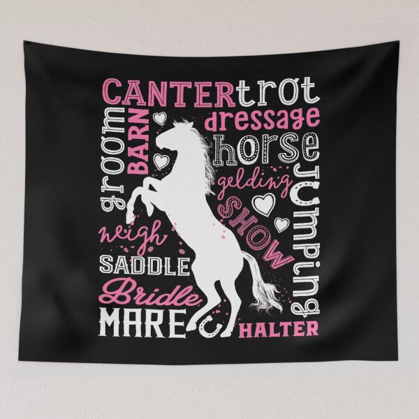Artikelvorschau, Pferd Typografie Wortkunst Reitsport Reiten entworfen und verkauft von idjhgiczw30.