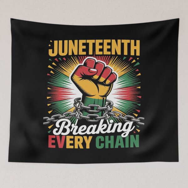 Item preview, Breaking Every Chain Since 1865 Juneteenth Freedom designed and sold by Idarmotar.