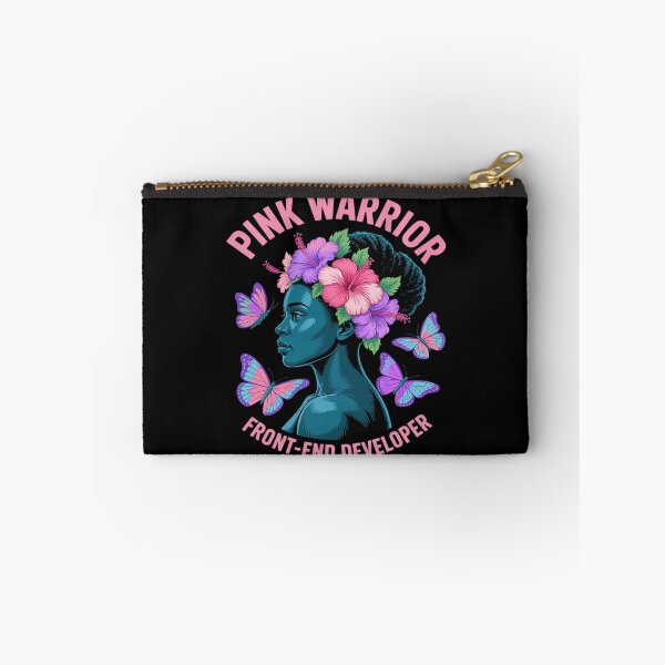 Item preview, Breast Cancer Awareness Front-end Developer Pink Warrior designed and sold by Idarmotar.