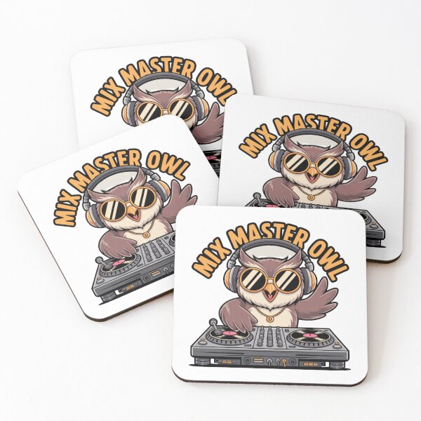 Item preview, Hip Hop DJ "Mix Master Owl" designed and sold by Mr-wow.