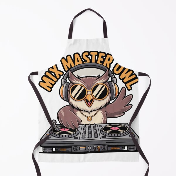 Item preview, Hip Hop DJ "Mix Master Owl" designed and sold by Mr-wow.